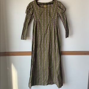 Vintage handmade boho peasant maxi dress